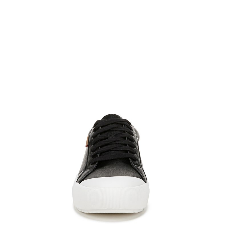 Women's Time Off Sneakers (Black/White Faux Leather)