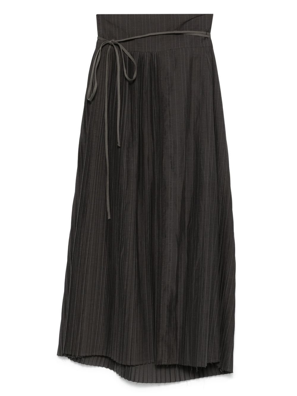 Individual Sentiments pleated midi skirt - Grey