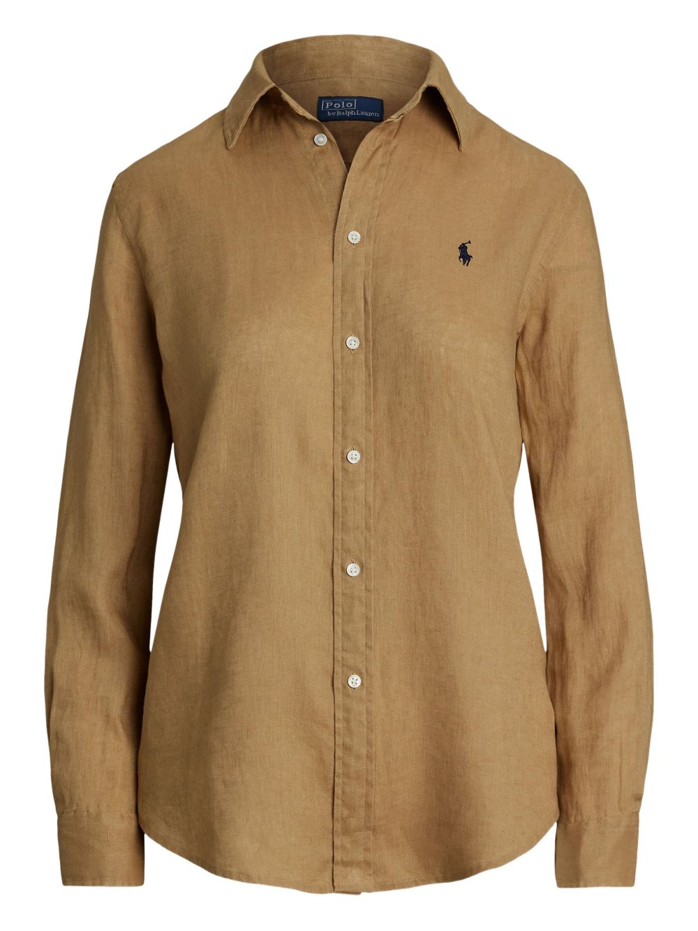 Linen button-up shirt - Neutrals