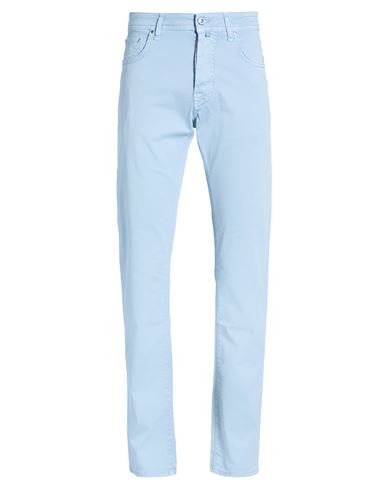 Jacob Cohёn Man Pants Sky blue Size 31 Cotton, Lyocell, Elastane