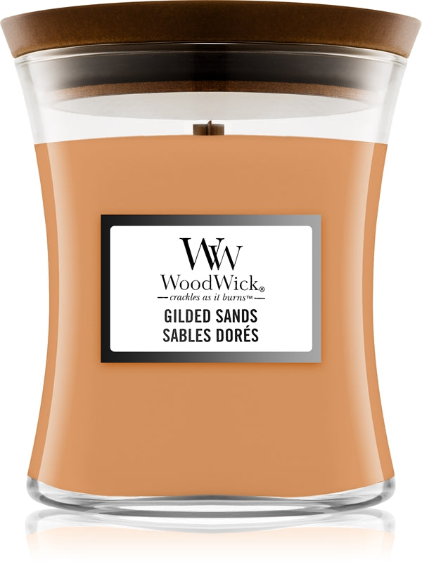 Woodwick Gilded Sands candela profumata 275 g
