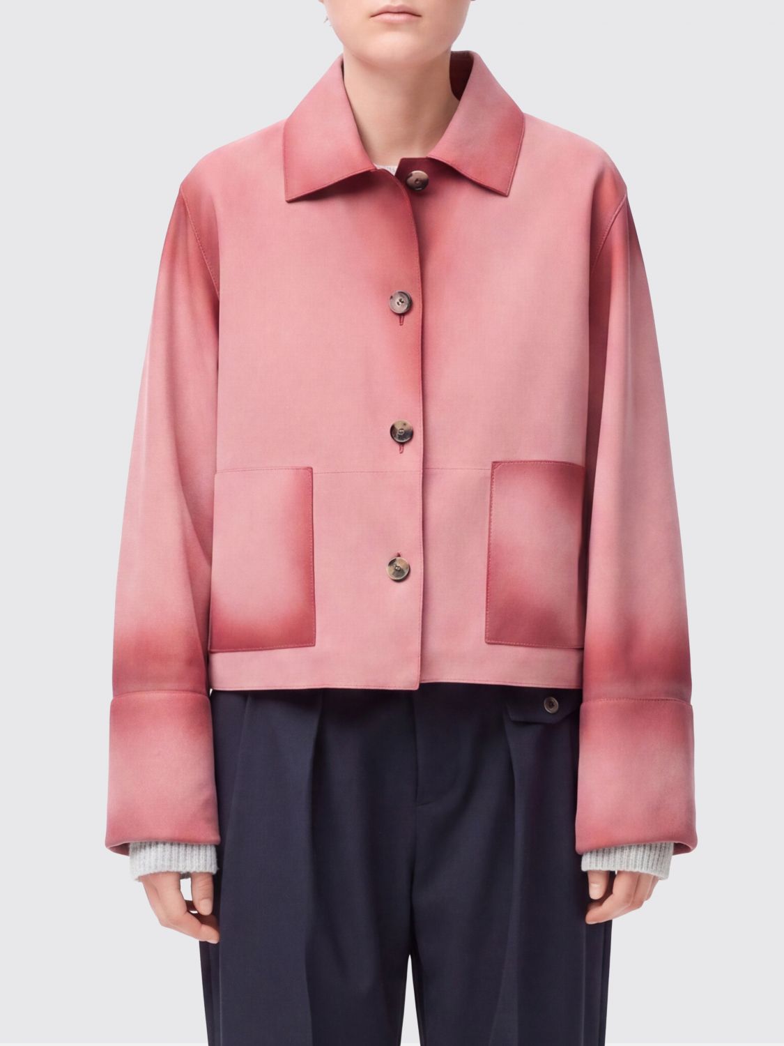 Turn-up Jacket Pink