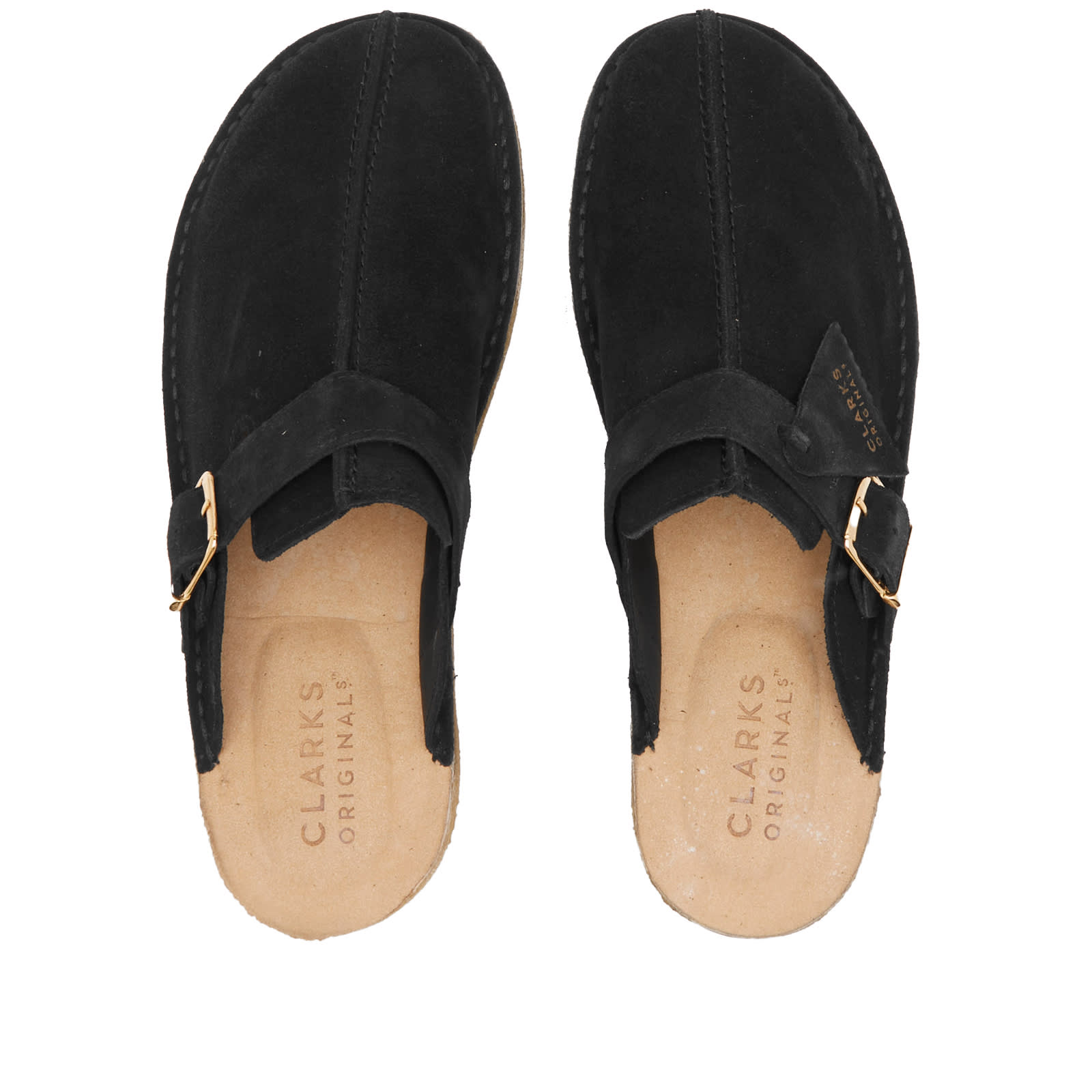 Men's Desert Trek Mule in Black Suede