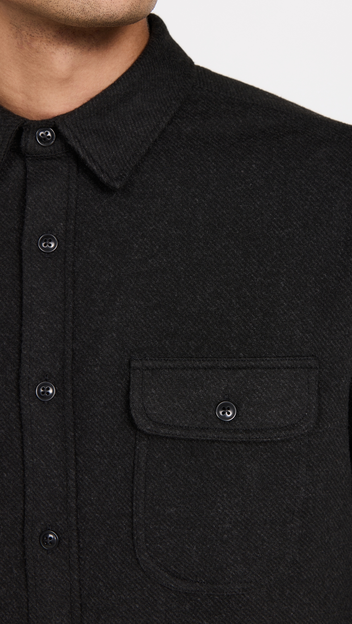 Legend Sweater Shirt Heathered Black Twill
