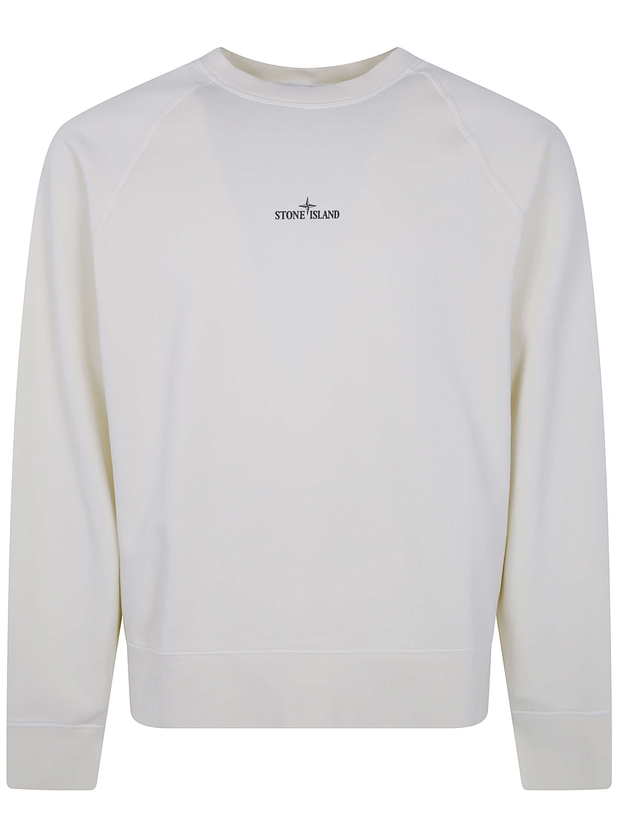 Compass Logo-Print Fleece Oversized Sweater