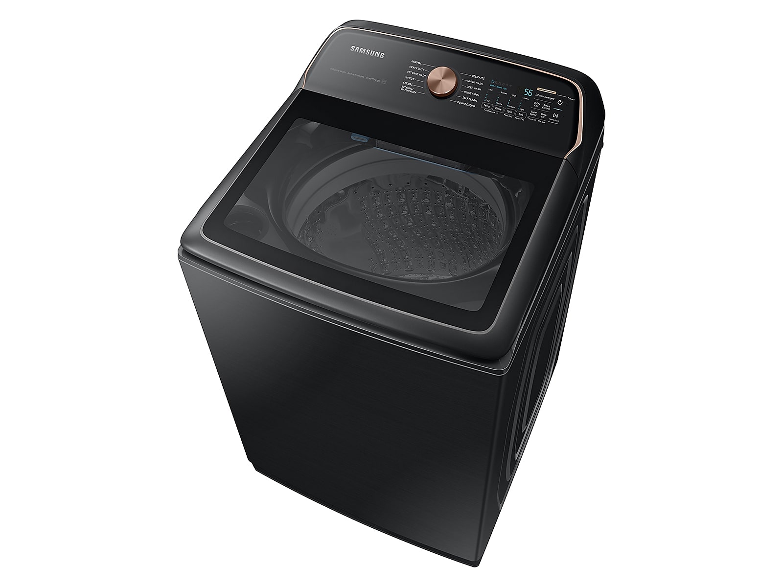 5.4 cu. ft. Extra-Large Capacity Smart Top Load Washer with Pet Care Solution and Auto Dispense System in Brushed Black(WA54CG7550AVA4)