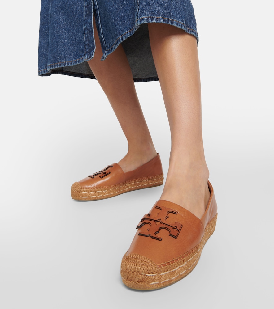 Ines leather platform espadrilles