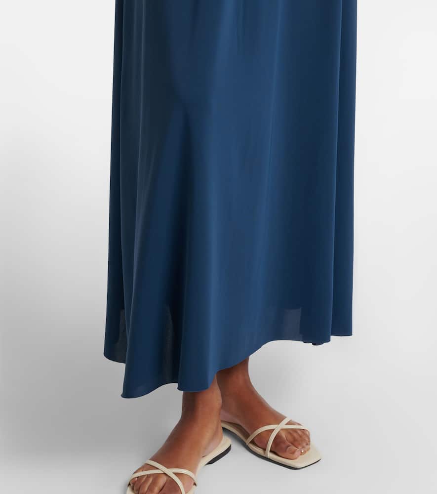 Oda crêpe jersey maxi dress
