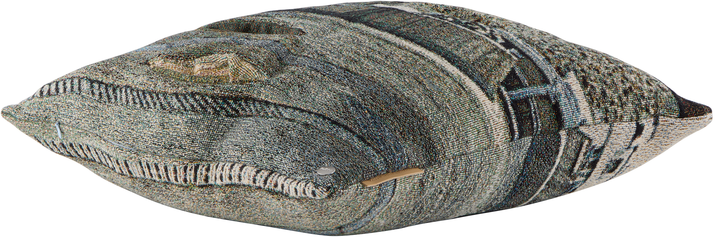 Multicolor Nº46 The Kaleidescope Rooftop Blanket Slit Cushion