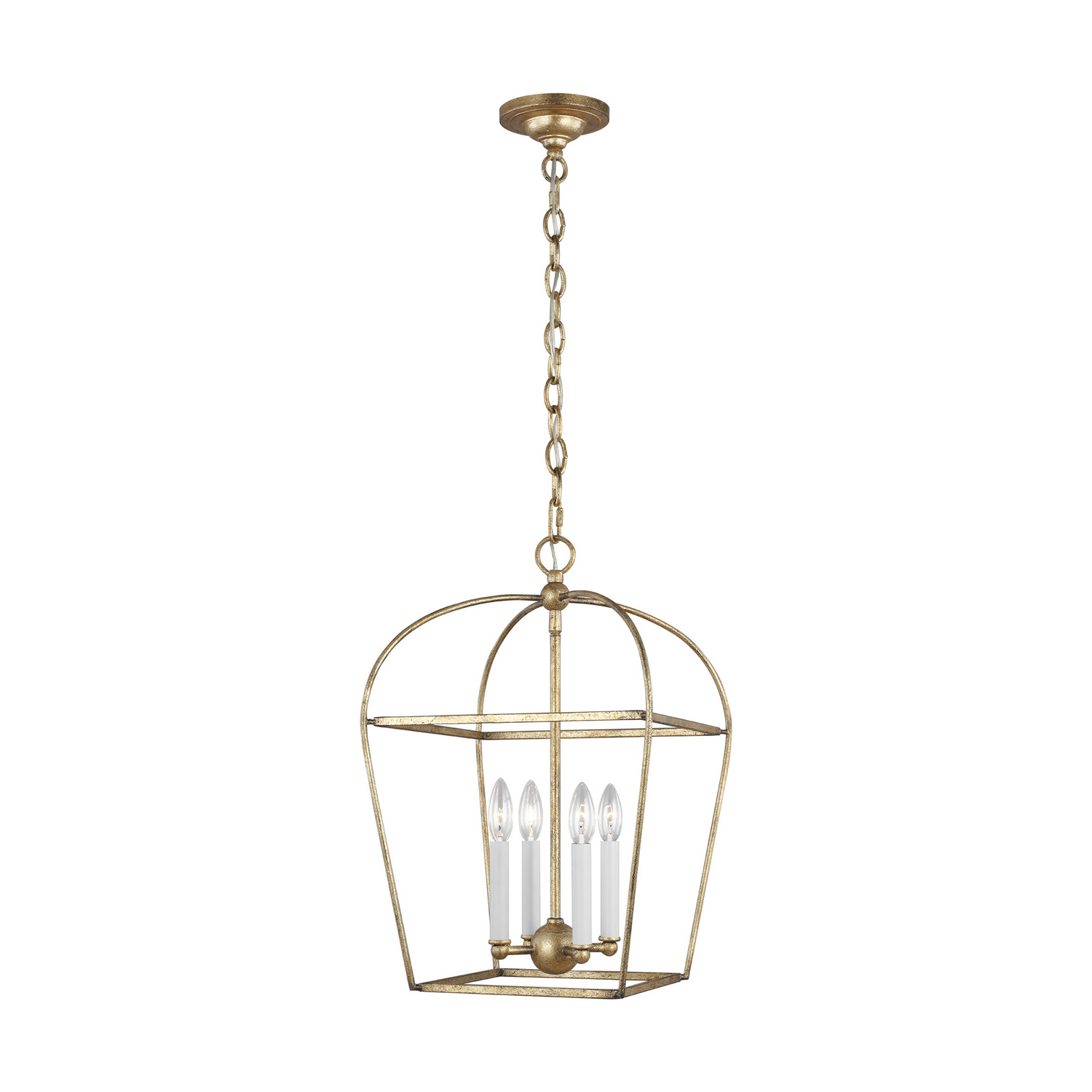 Visual Comfort Studio Stonington 4-Light Chandelier in Antique Gild by Chapman & Myer