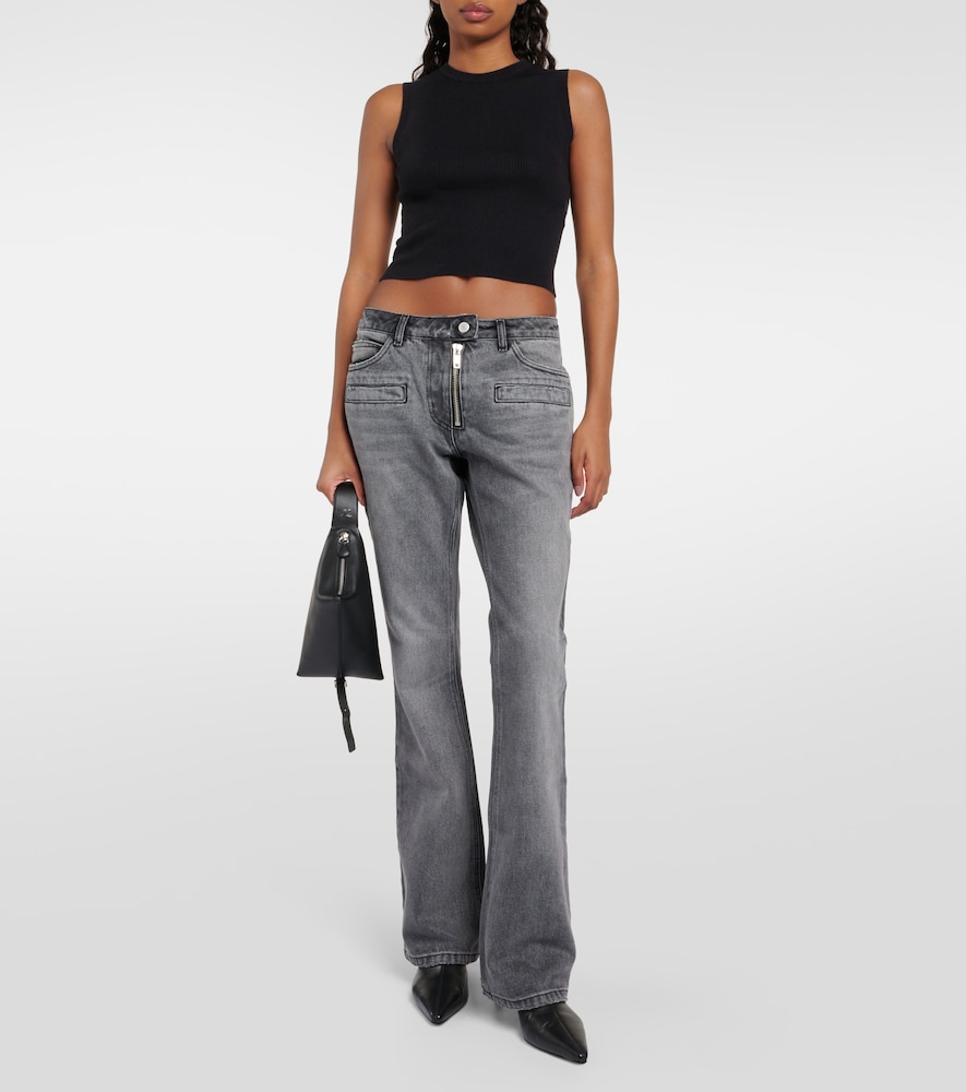 Courrèges Low-rise straight jeans