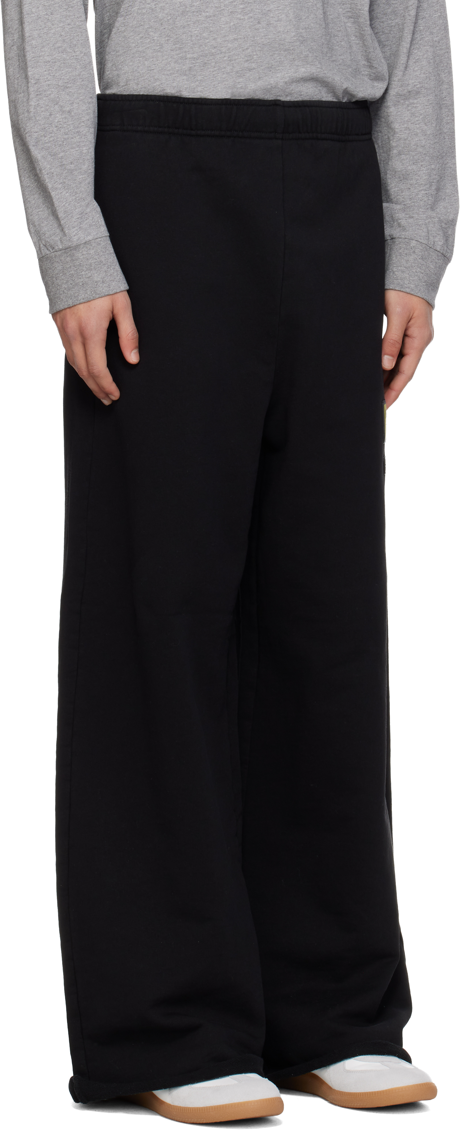 Black Label Patch Sweatpants
