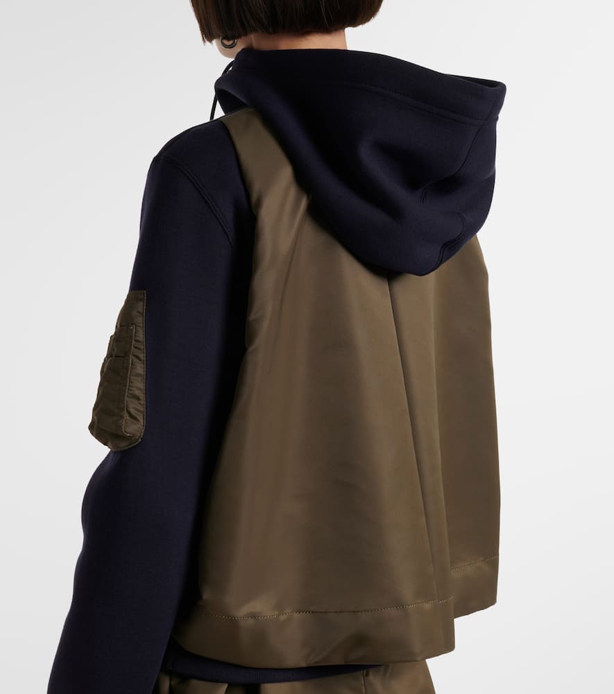 Paneled hoodie