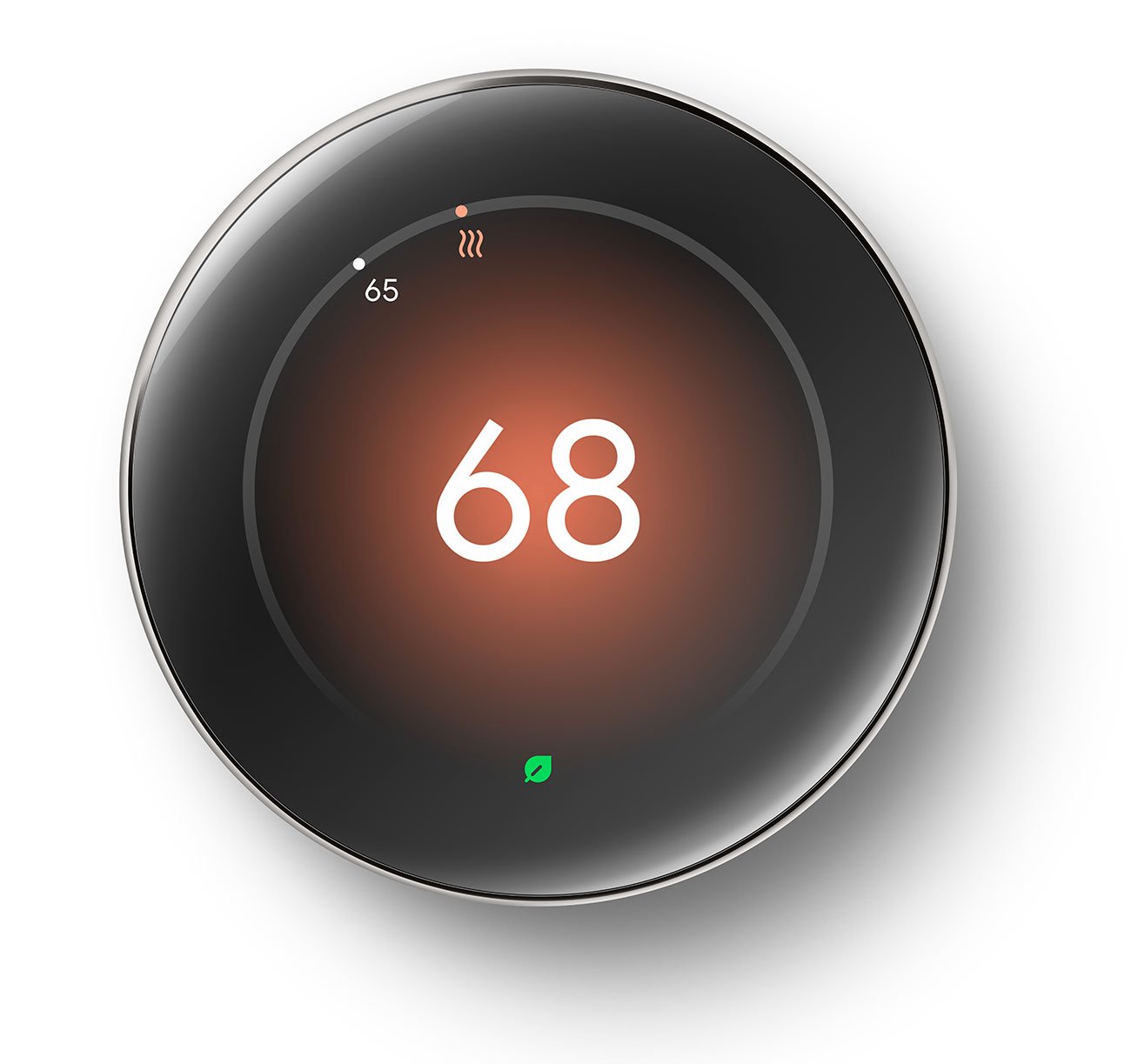 Nest Learning Thermostat (4th Gen) in Polished Silver