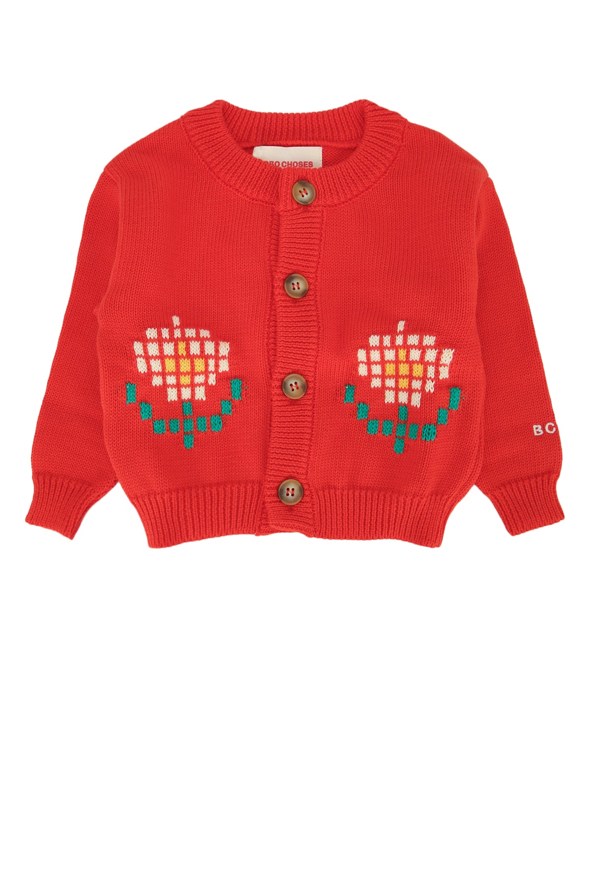 Daisy Cardigan — Red