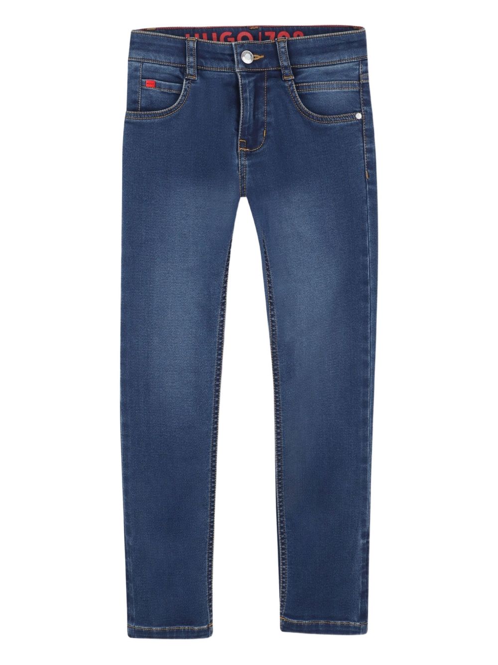 Logo-patch jeans - Blue