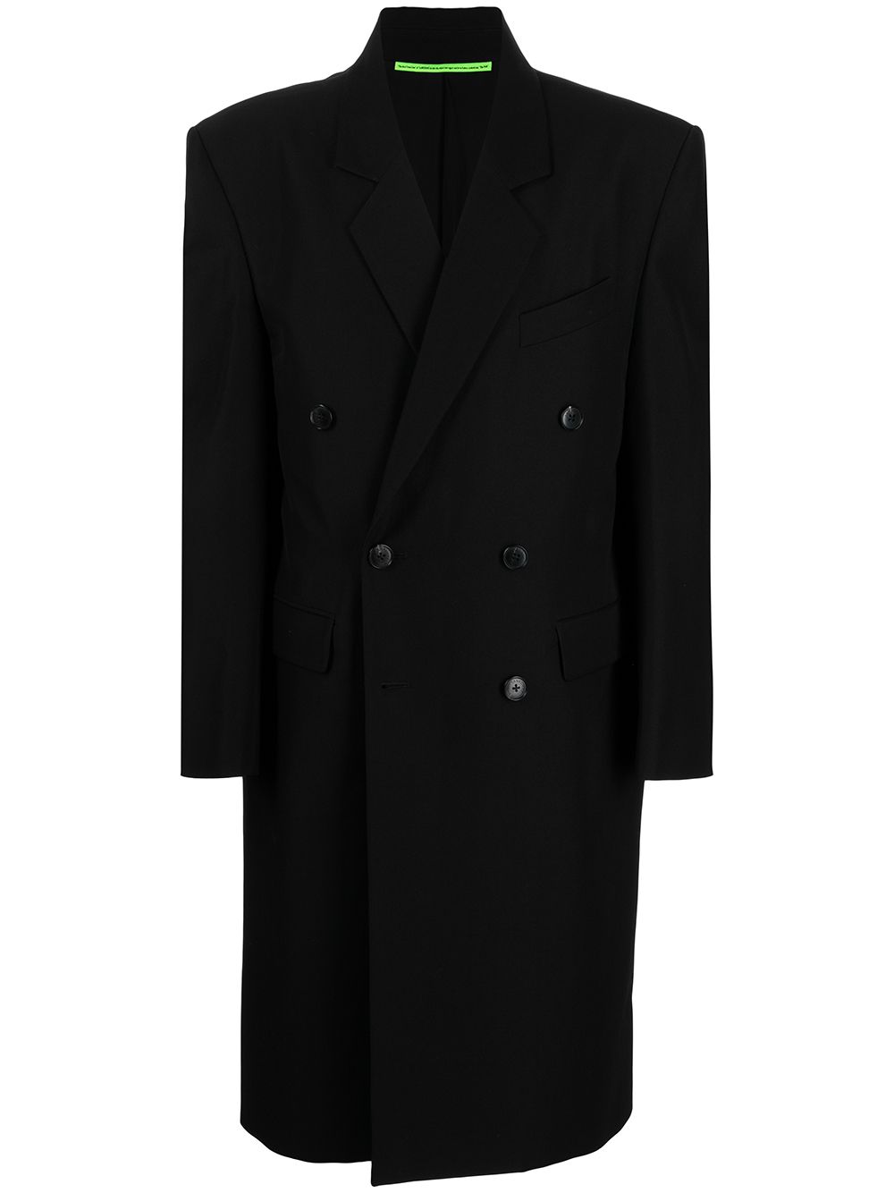 Black wool coat