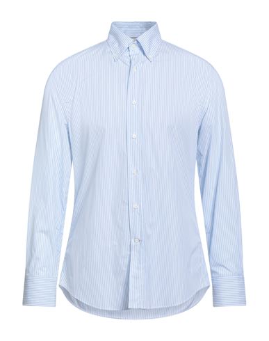 Man Shirt Sky blue Size XS Cotton