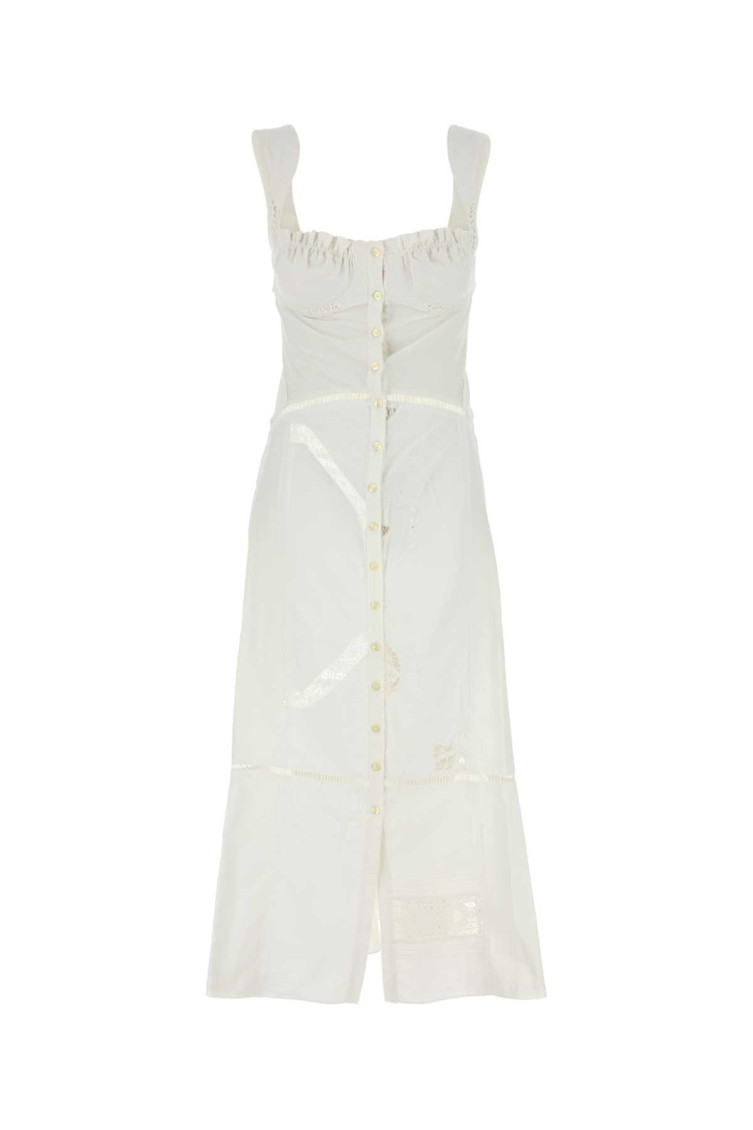White cotton dress