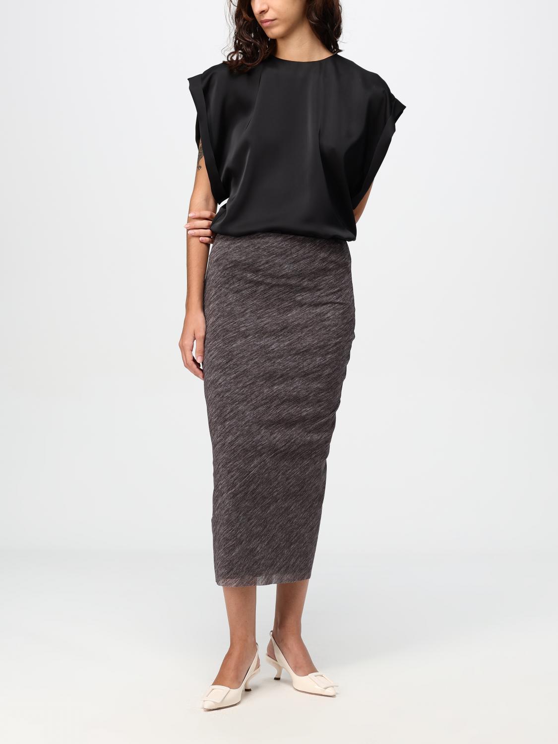 Skirt Woman color Grey