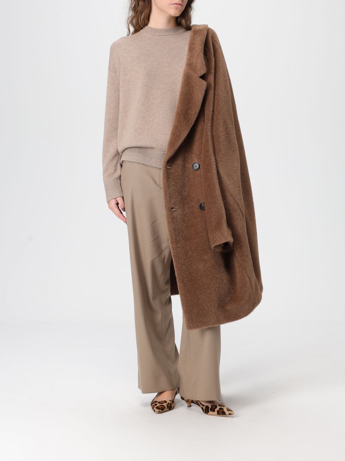 Coat Woman color Camel