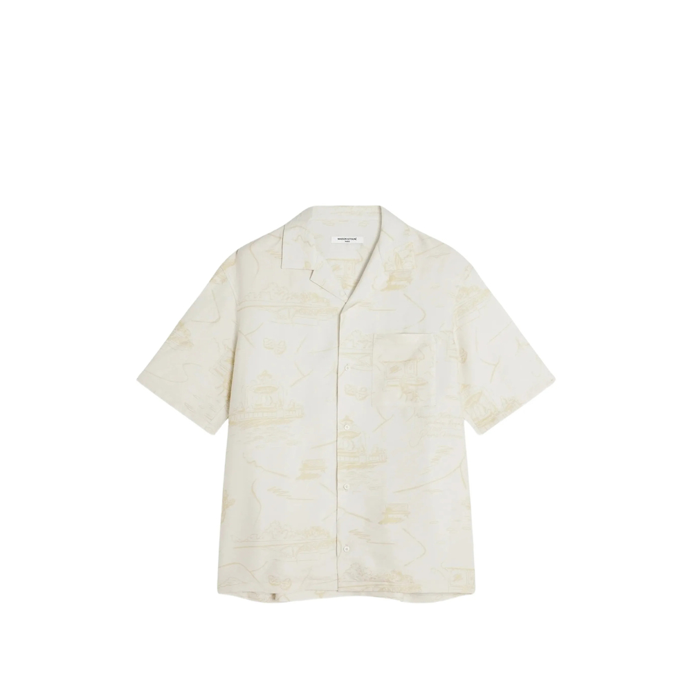 Parisian Map Resort Shirt