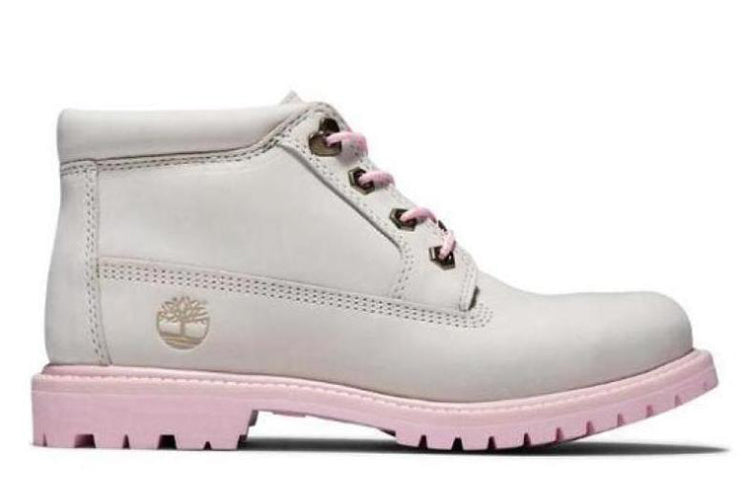 (WMNS) Womens Nellie Chukka Double Waterproof Boot 'White Pink'
