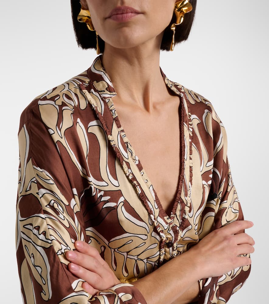 Azia printed top