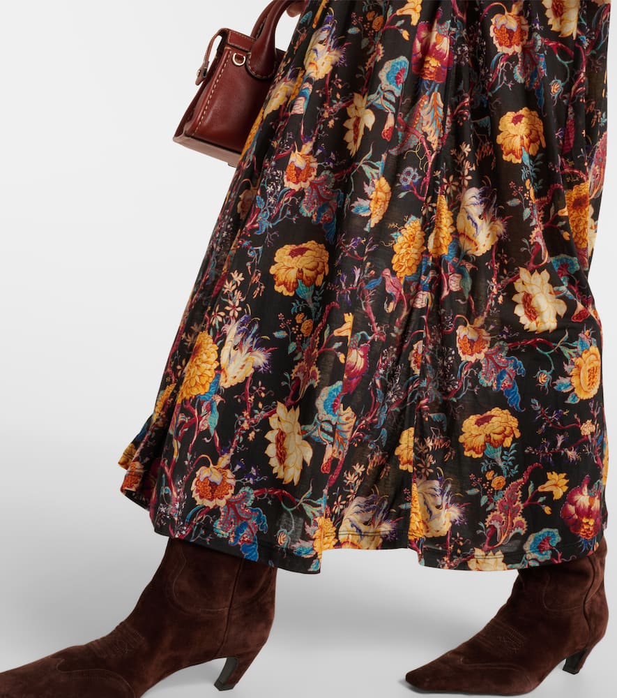 Ulla Johnson Ceryse floral jersey maxi dress