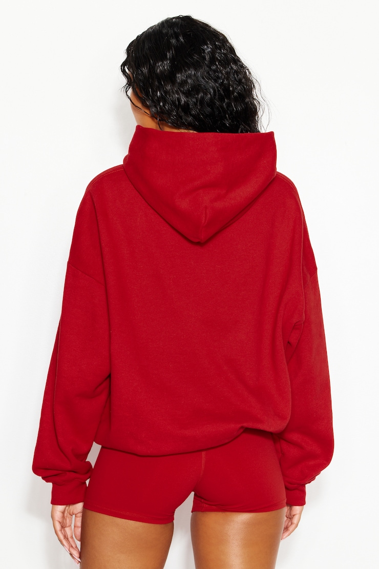UltraFleece Hoodie - Red - Women Clothing