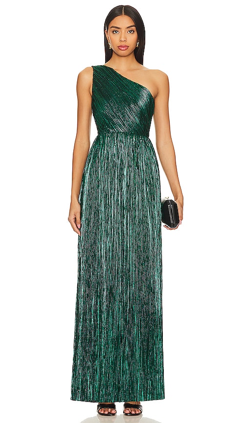 House of Harlow 1960 x REVOLVE Claire Pleated Gown in Black. - M also in