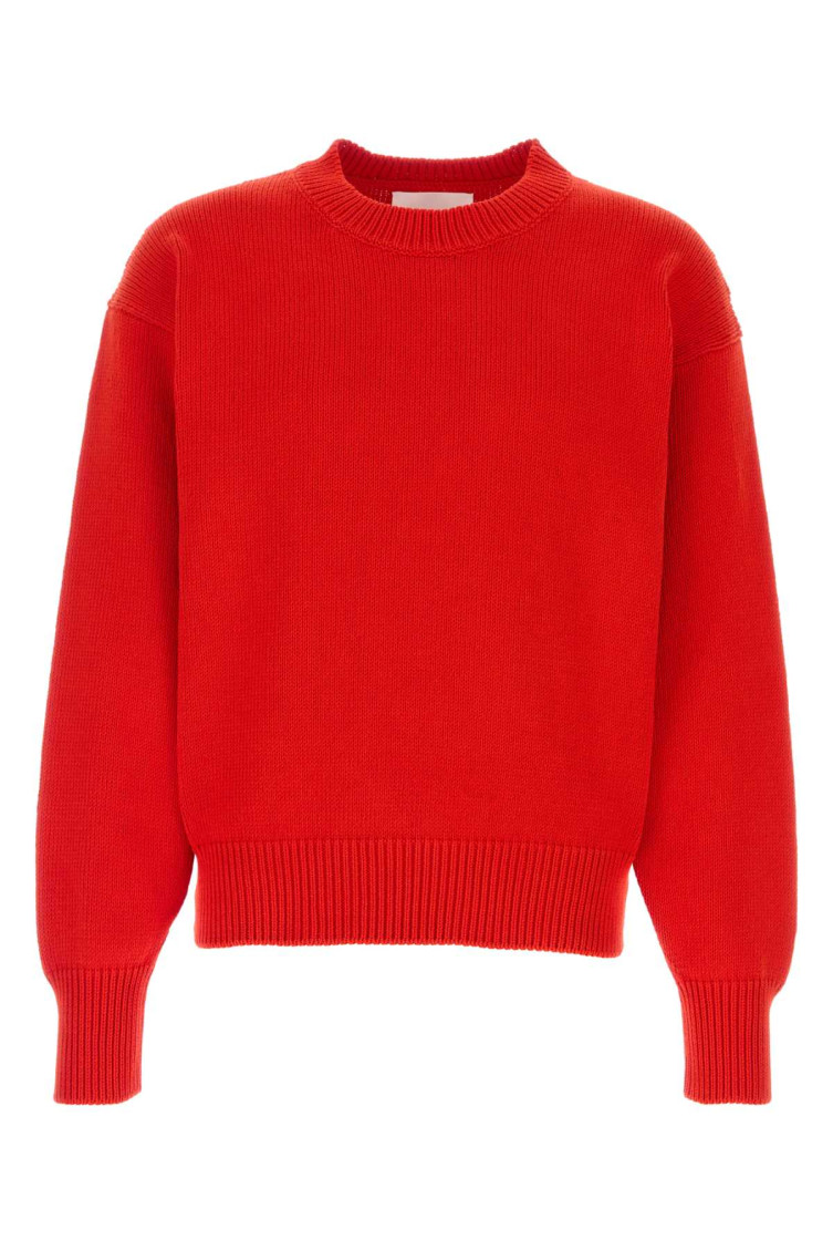 Red Cotton Sweater