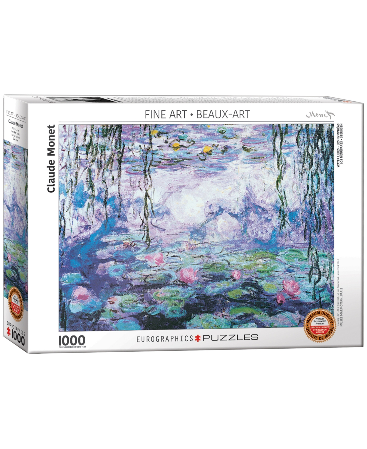 Incorporated Claude Monet Water Lilies Jigsaw Puzzle, 1000 Pieces