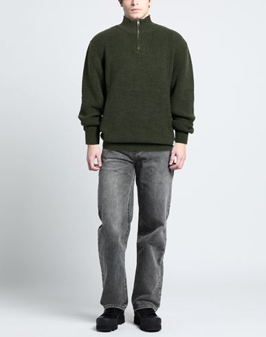 Man Turtleneck Military green Size XXL Acrylic, Polyester