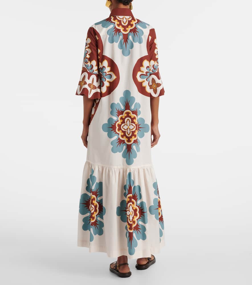 Artemis printed cotton shirtdress