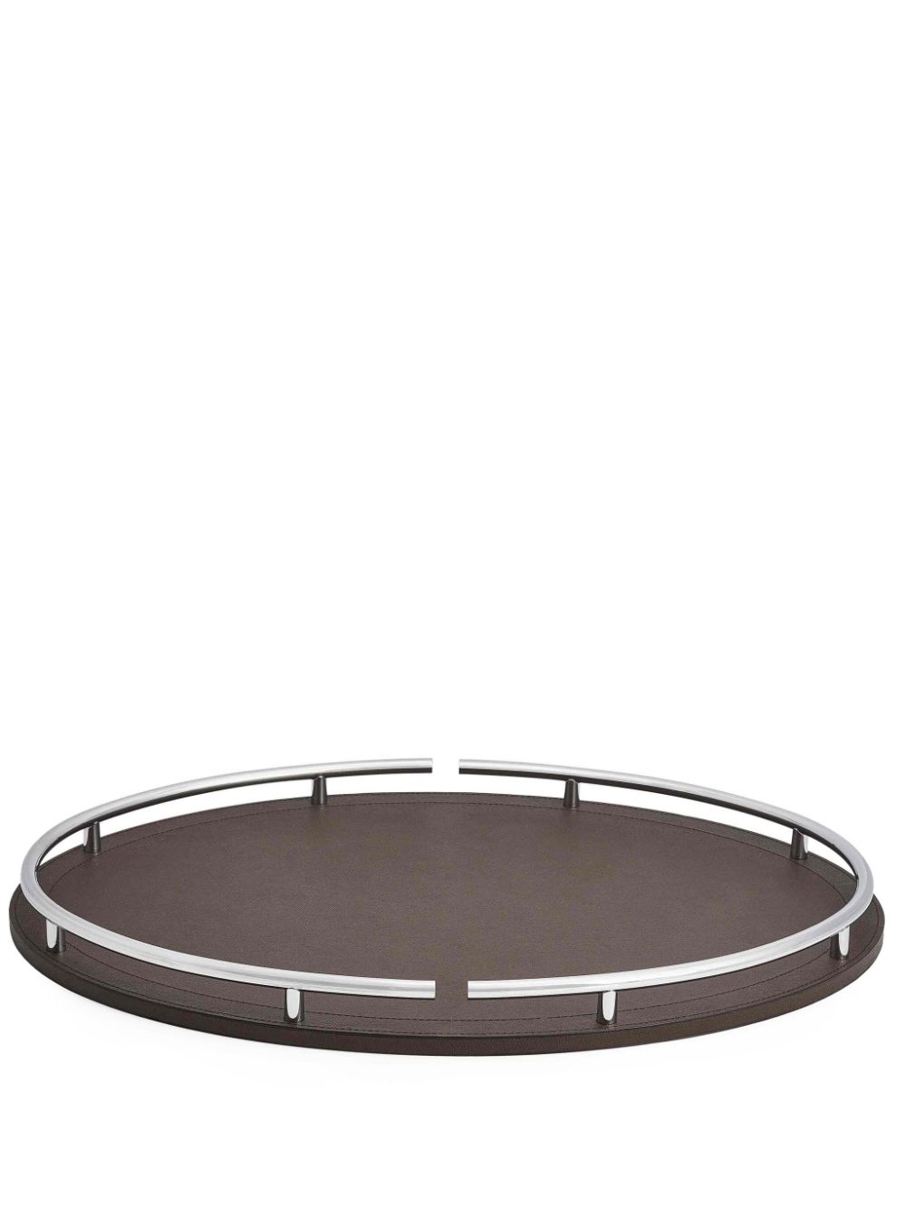 Circus oval-shape tray - Brown