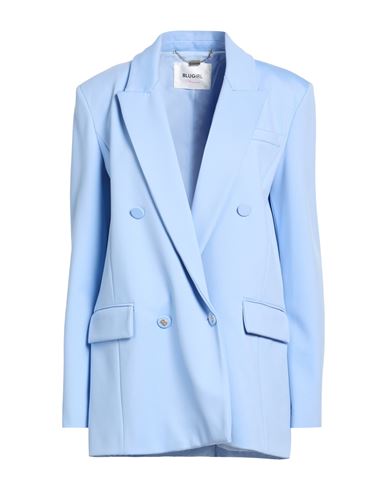 Woman Blazer Sky blue Size 8 Polyamide, Viscose, Elastane