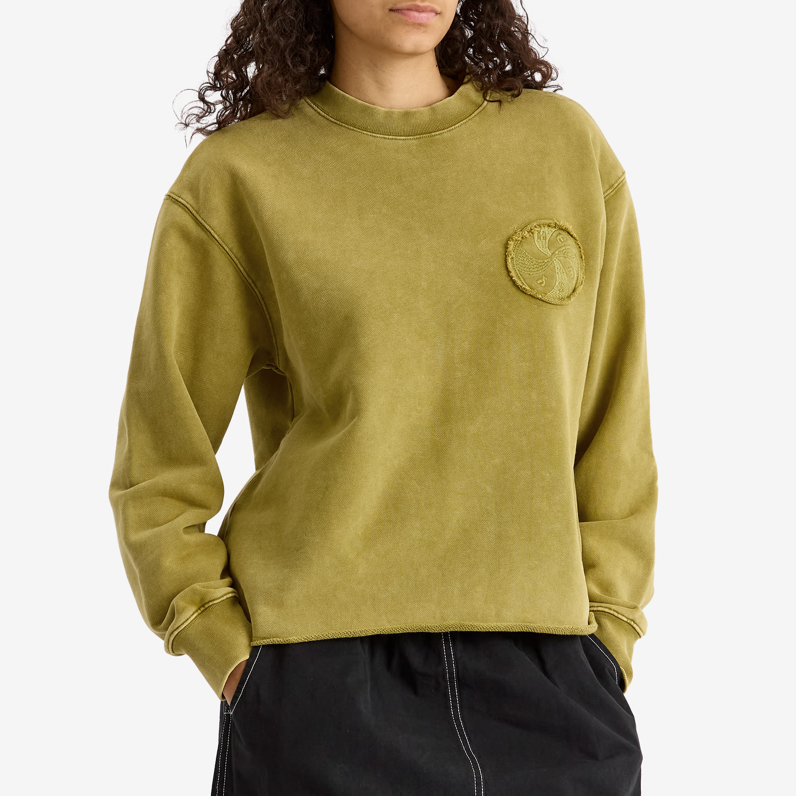 Heresy Women's Portal Sweatshirt in Green