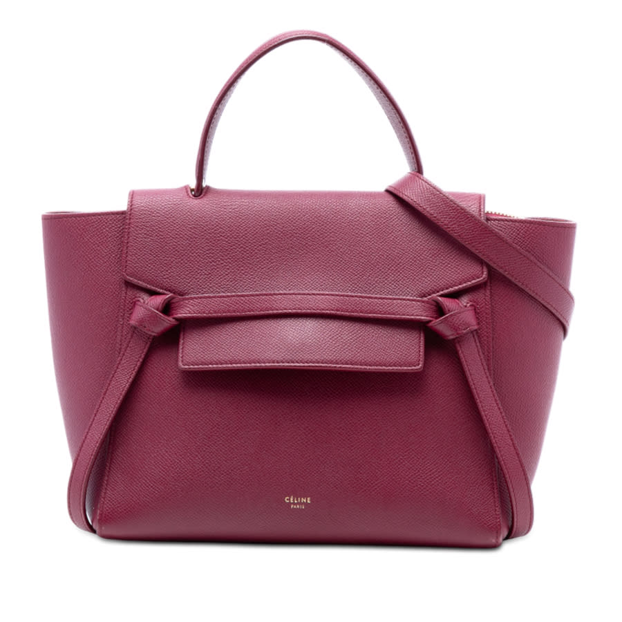 Pre-owned Micro Grained Calfskin Belt Bag F-GA-1197