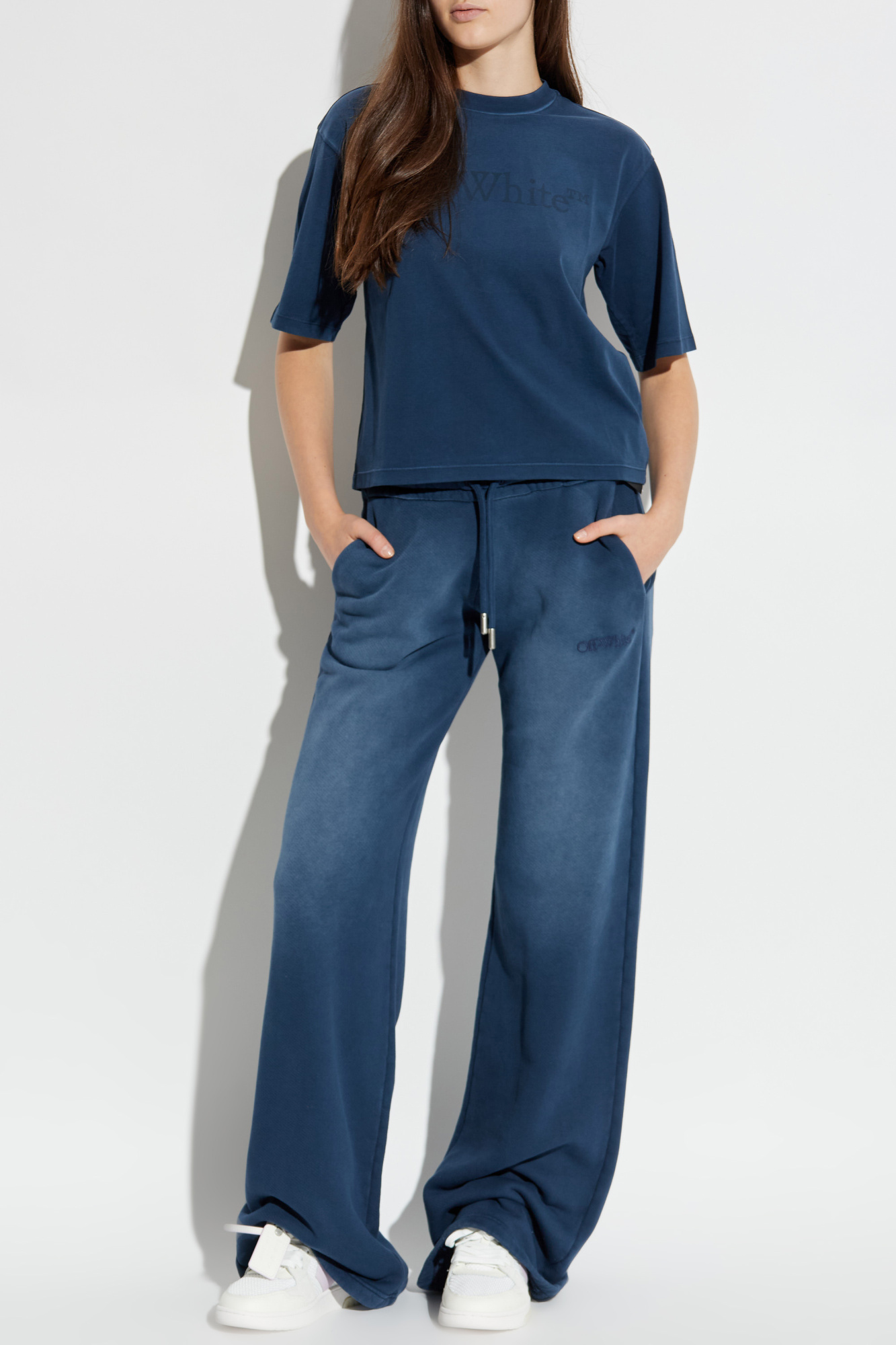 T-shirt With Logo, Women's, Navy Blue