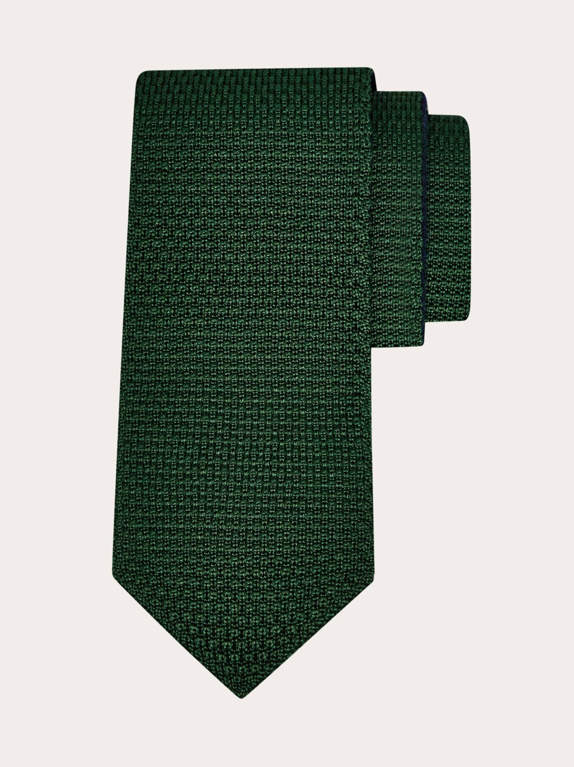 Men Silk and cashmere tie - Infinite Inspirations Green