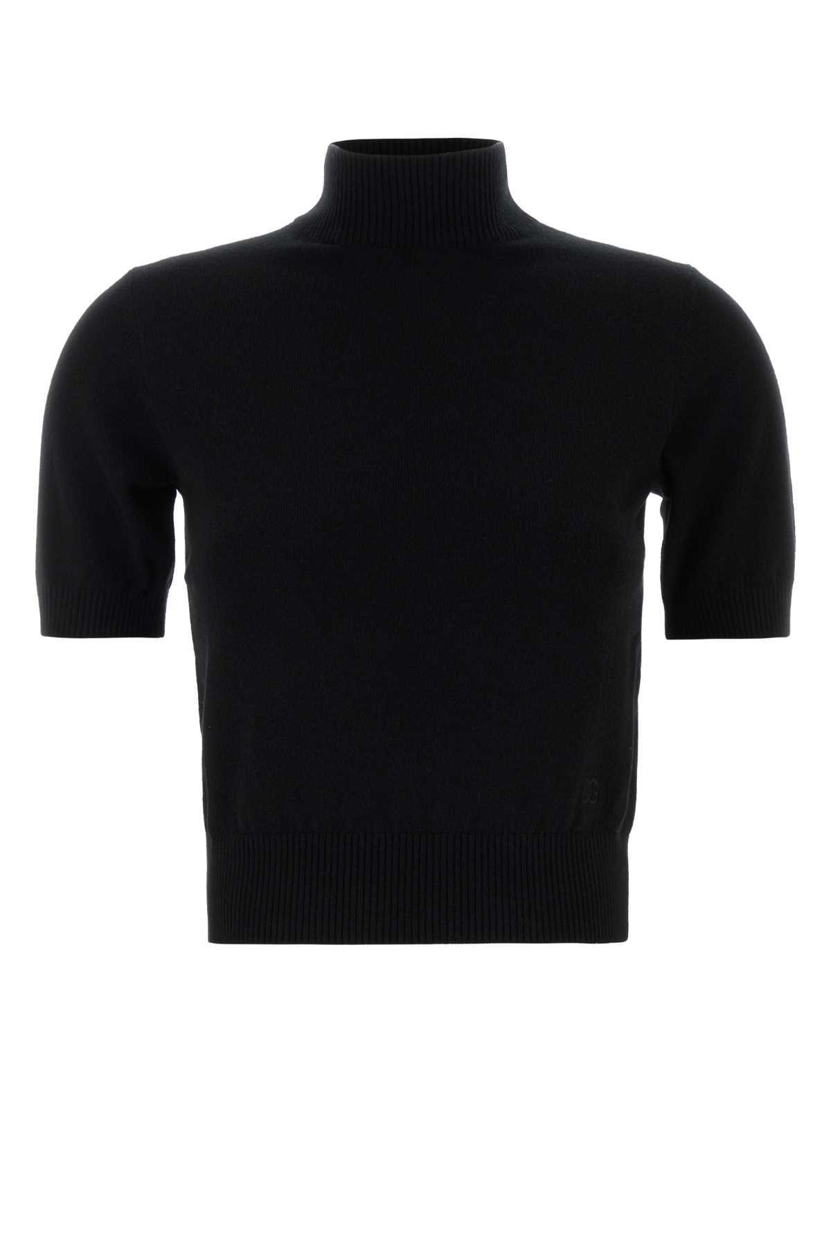 Cashmere Turtleneck Sweater — Black