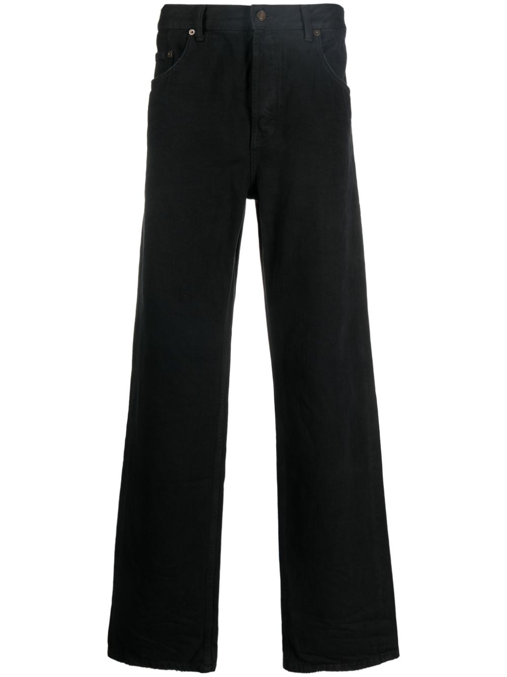 Mid-rise loose jeans - Black