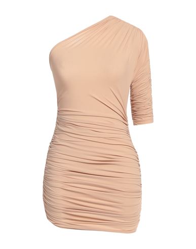 Atlein Woman Mini dress Camel Size 2 Polyamide, Elastane