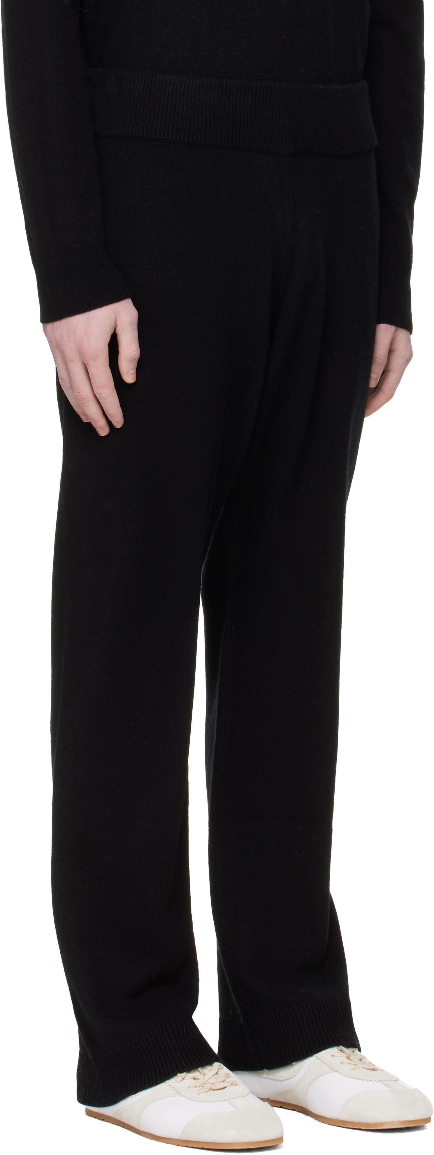Black Knit Lounge Pants