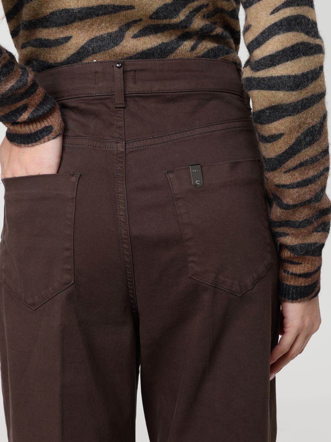 Pants Woman color Brown