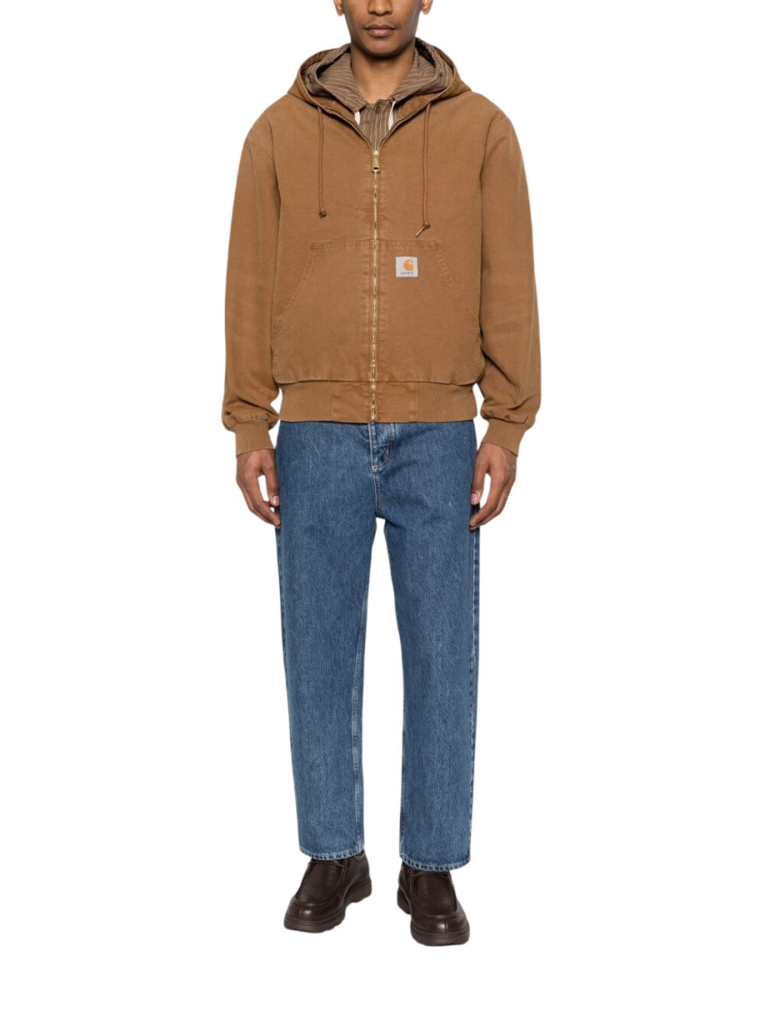 Carhartt Wip - hooded silk nylon blend bomber jacket