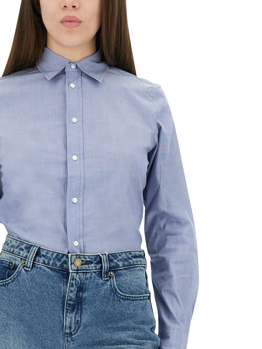 Shirt With Embroidered Logo