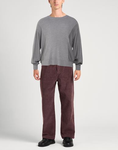 Man Sweater Grey Size XS Acrylic, Cotton, Virgin Wool