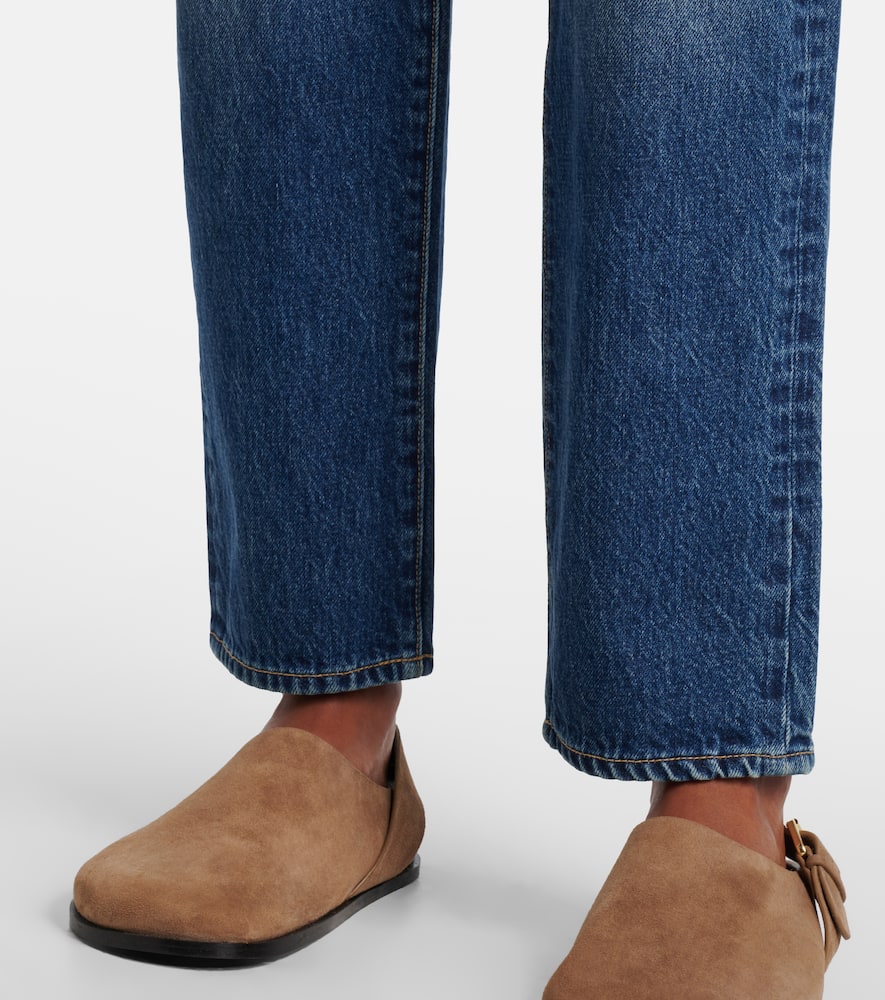 Amber mid-rise slim jeans